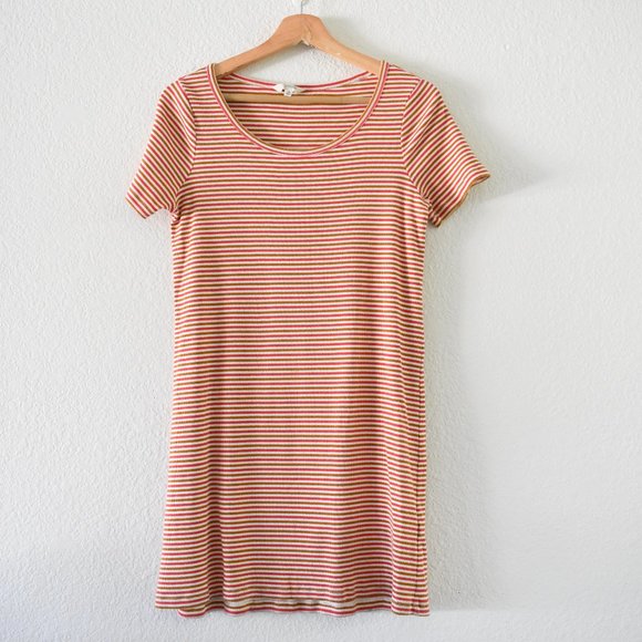 Madewell Swingy Tee Dress Short Sleeve Scoop Neck Relaxed Mini - Picture 2 of 13